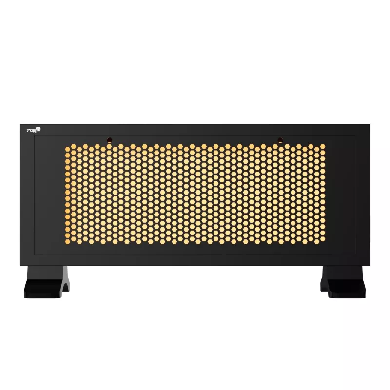 Qara portativ uzaq infraqırmızı qrafen qızdırıcısı Qara portativ uzaq infraqırmızı qrafen qızdırıcısı